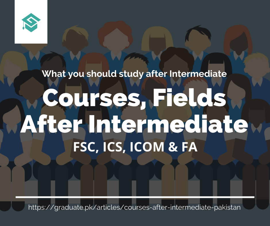 Courses after Intermediate in Pakistan, read best fields 2025